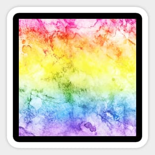 Tie Dye Colorful Pattern Sticker